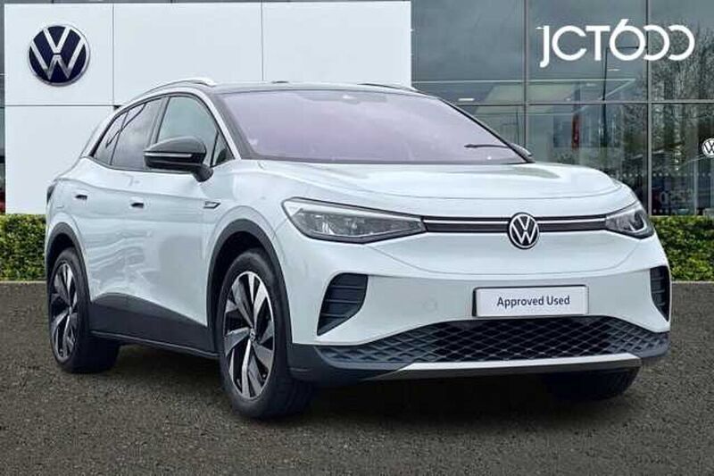 White Used 2021 VW ID.4 Pro Performance SUV | £22,523 (Good price) - Image 1/4