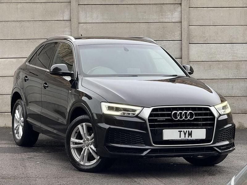 Black Used 2017 Audi Q3 S-Line SUV | £7,995 (Good price) - Image 1/4