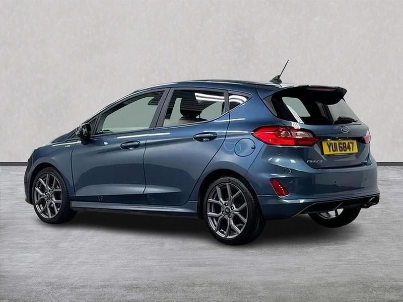 Begagnad Ford Fiesta ST-Line 2023 Blå Halvkombi