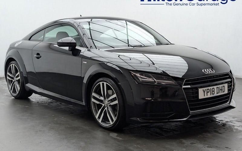 Used Audi TT S-Line 230 HP (169 kW) 2018 Black Coupe