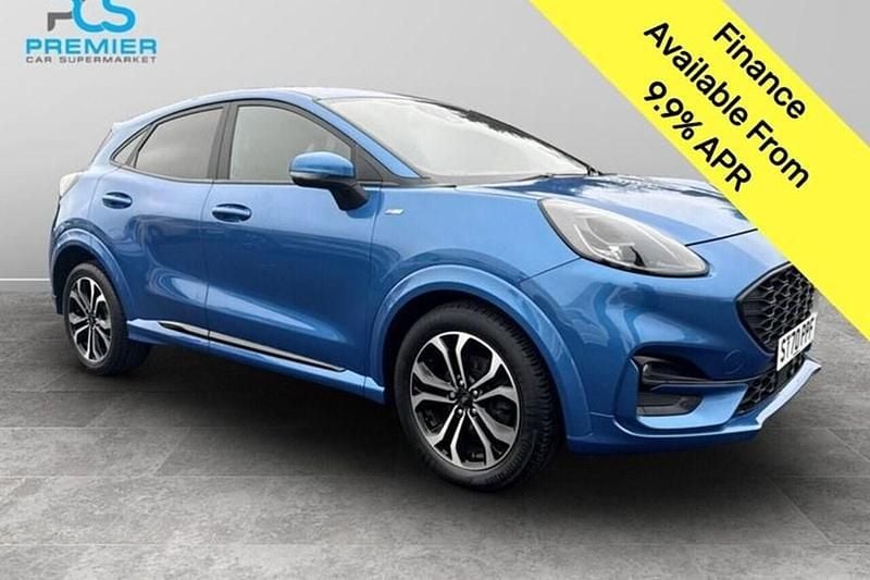 Used Ford Puma ST-Line 100 HP (73 kW) 2020 Blue SUV