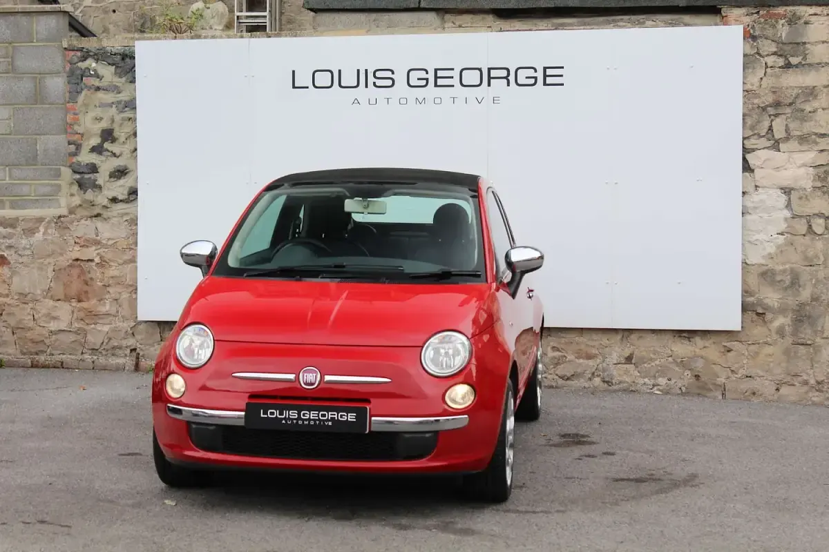 Used Fiat 500C Pop 69 HP (50 kW) 2014 Red Cabriolet