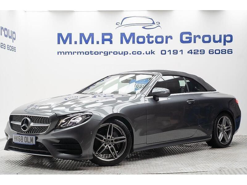 Used Mercedes E220 AMG line 2018 Grey Cabriolet
