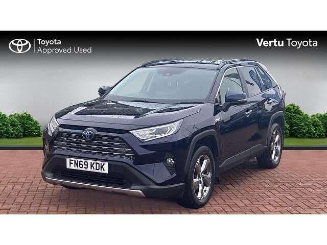 Used Toyota RAV4 Hybrid 218 HP (160 kW) 2019 Blue SUV