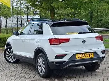 Used VW T-Roc Design 115 HP (84 kW) 2019 White SUV