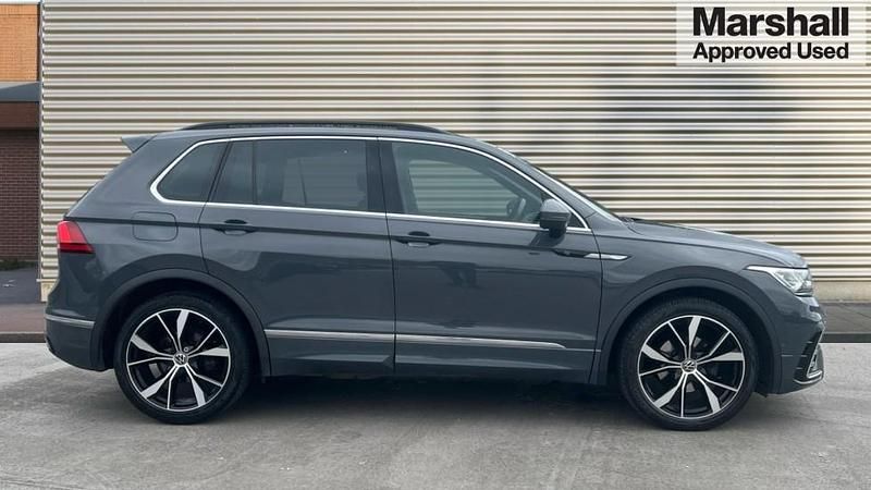 Used VW Tiguan R-line 150 HP (110 kW) 2021 Dolphin grey metallic SUV