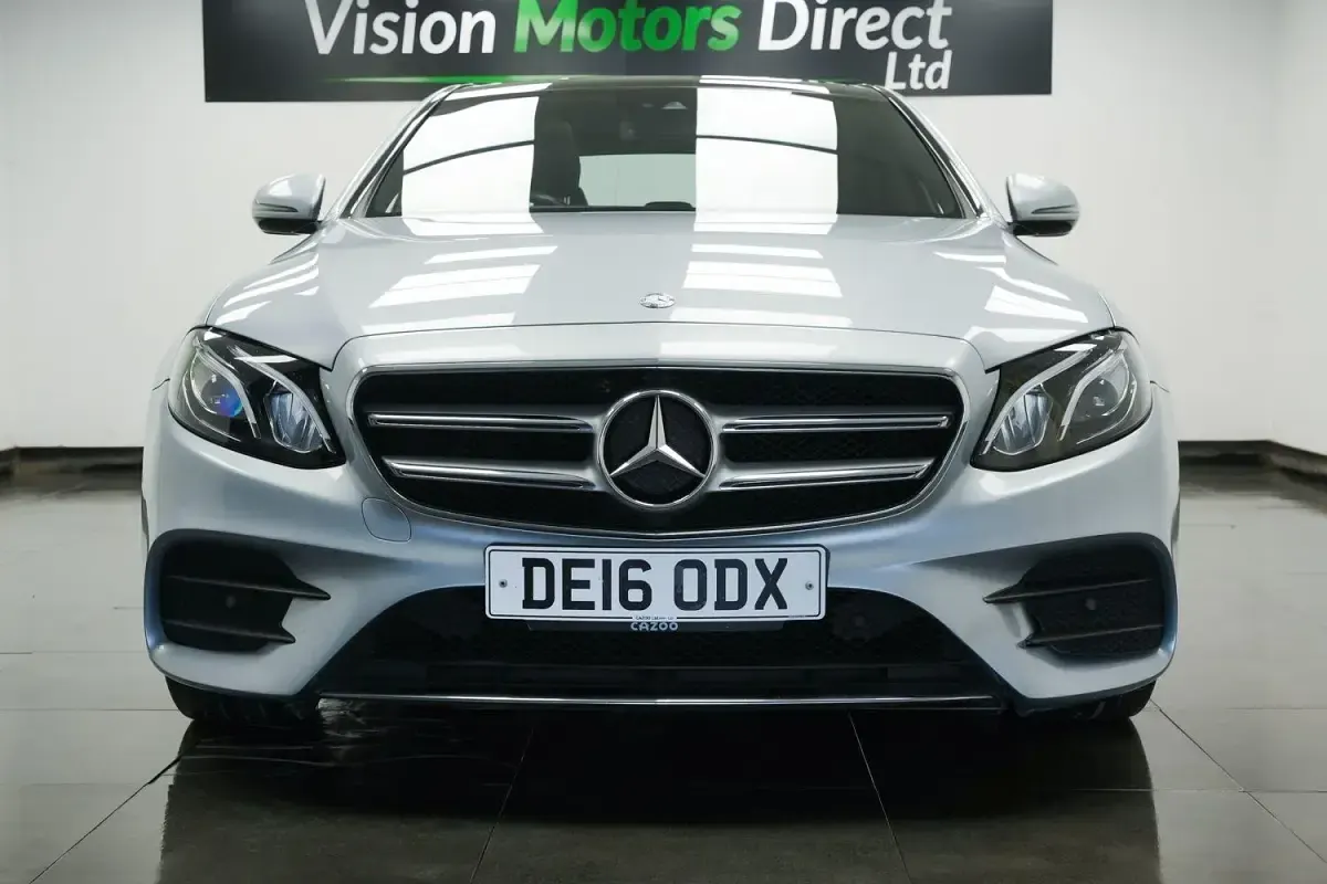 Used Mercedes E220 AMG Line Premium 194 HP (142 kW) 2016 Silver Sedan