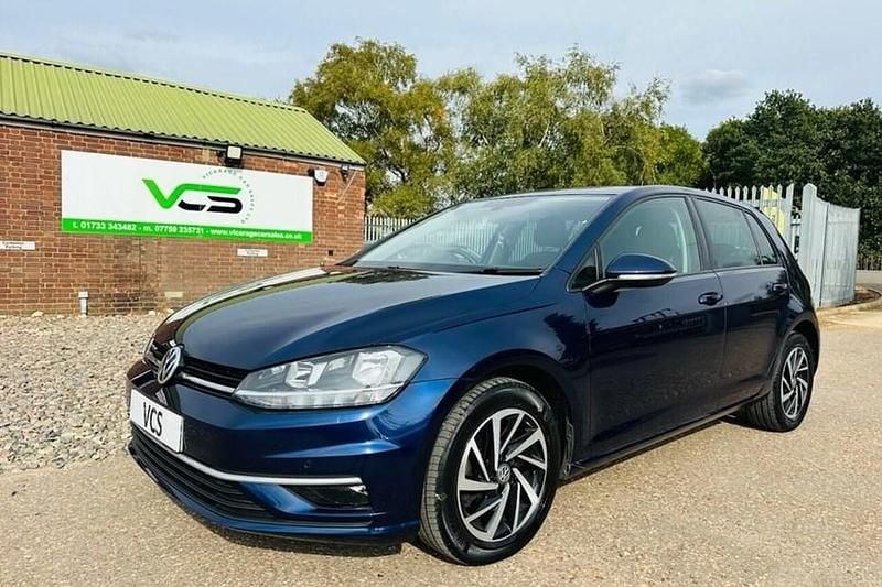 Blue Used 2019 VW Golf VII Match Hatchback | £11,990 (Good price) - Image 1/1