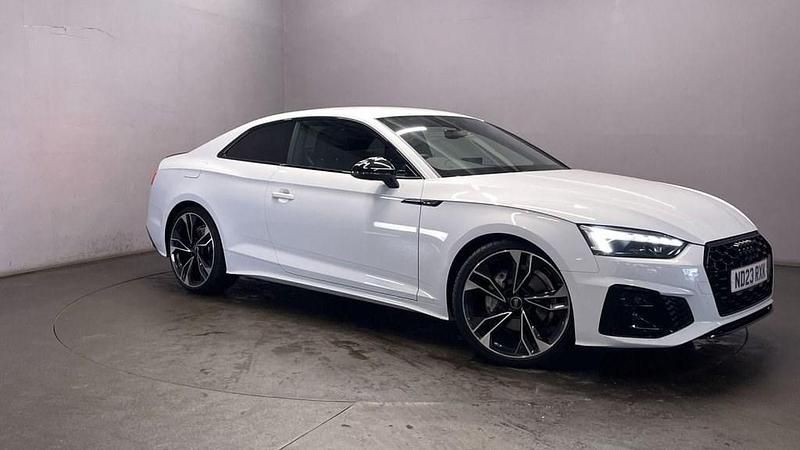 White Used 2023 Audi A5 Black Edition Coupe | £27,999 (Fair price) - Image 1/4
