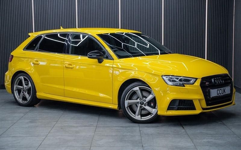 Yellow Used 2017 Audi S3 Sportback Black Edition Hatchback | £19,790 - Image 1/4