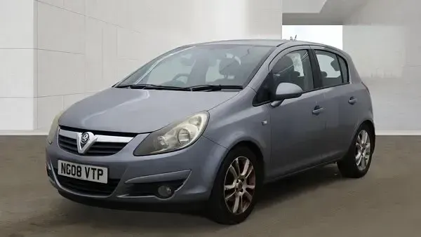 Used Vauxhall Corsa 89 HP (65 kW) 2008 Silver Hatchback