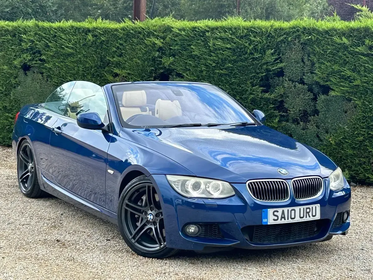 Used BMW 335 Cabriolet M Sport 2010 Blue Cabriolet