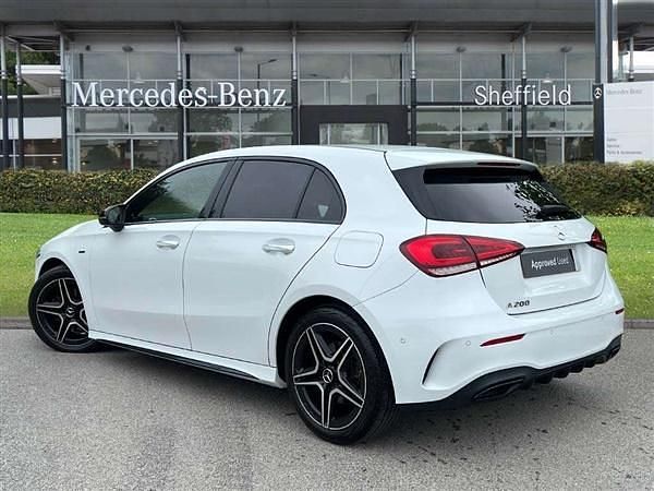 Used Mercedes A200 AMG Line Premium 161 HP (118 kW) 2022 White Hatchback