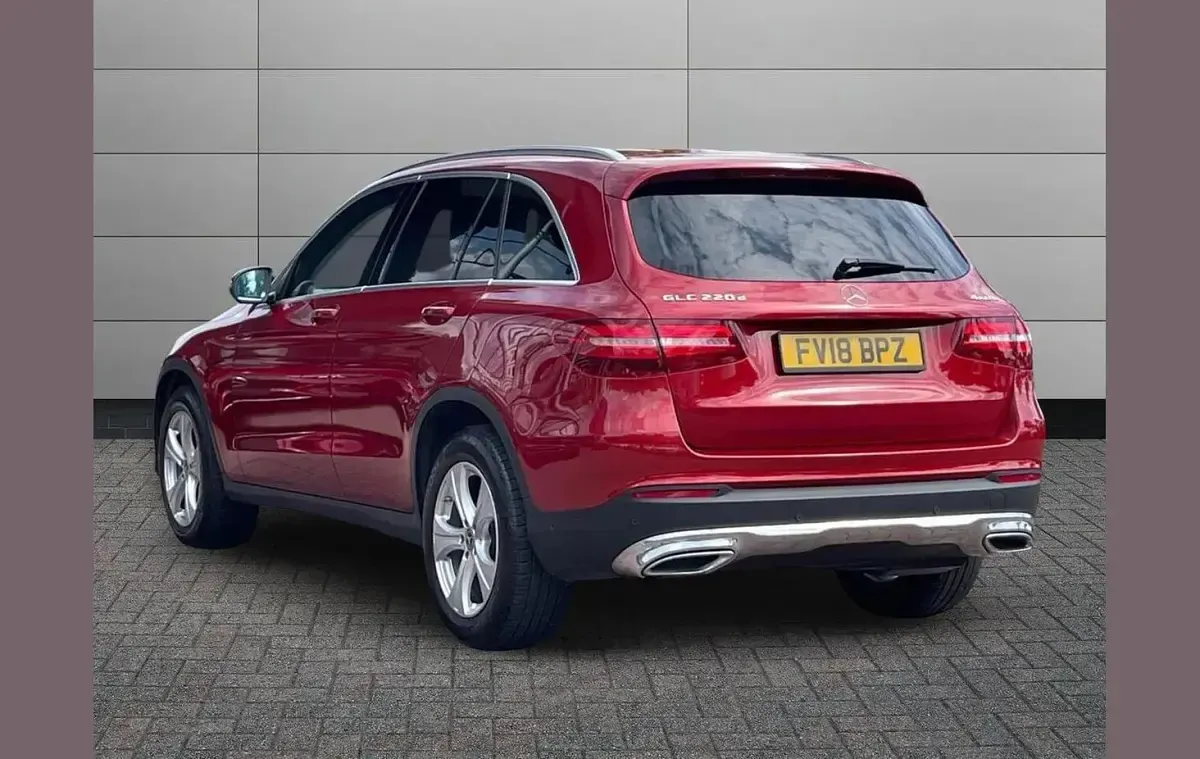 Usado Mercedes GLC220 168 HP (123 kW) 2018 Vermelho SUV