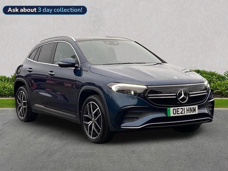 Blue Used 2021 Mercedes EQA250 AMG Line Premium SUV | £19,499 (Good price) - Image 1/4
