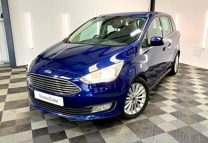 Blue Used 2017 Ford Grand C-Max Titanium MPV | £6,850 (Good price) - Image 1/4