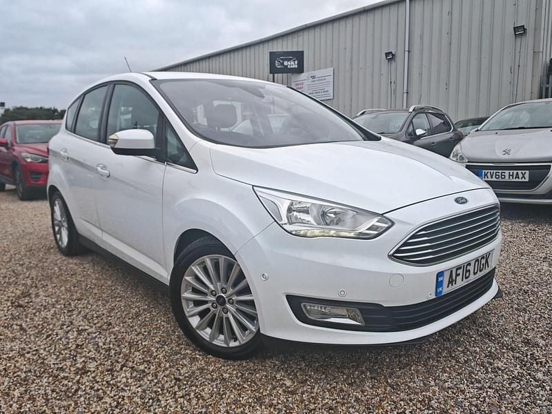 White Used 2016 Ford C-MAX Titanium MPV | £5,295 (Fair price) - Image 1/3