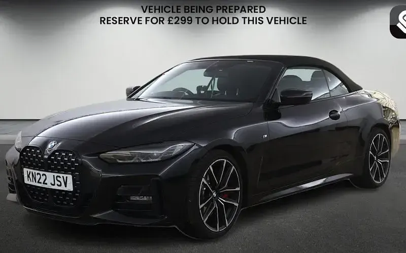 Used BMW 420 Cabriolet M Sport 184 HP (135 kW) 2022 Black Cabriolet