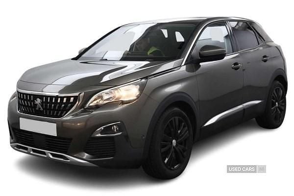 Grey Used 2017 Peugeot 3008 Allure Hatchback | £10,250 (Fair price) - Image 1/4