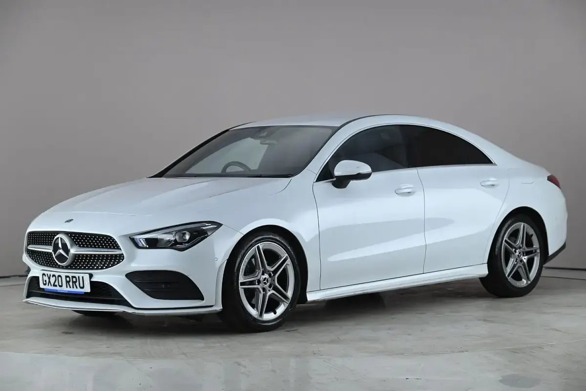 Used Mercedes CLA180 AMG line 2020 White Sedan