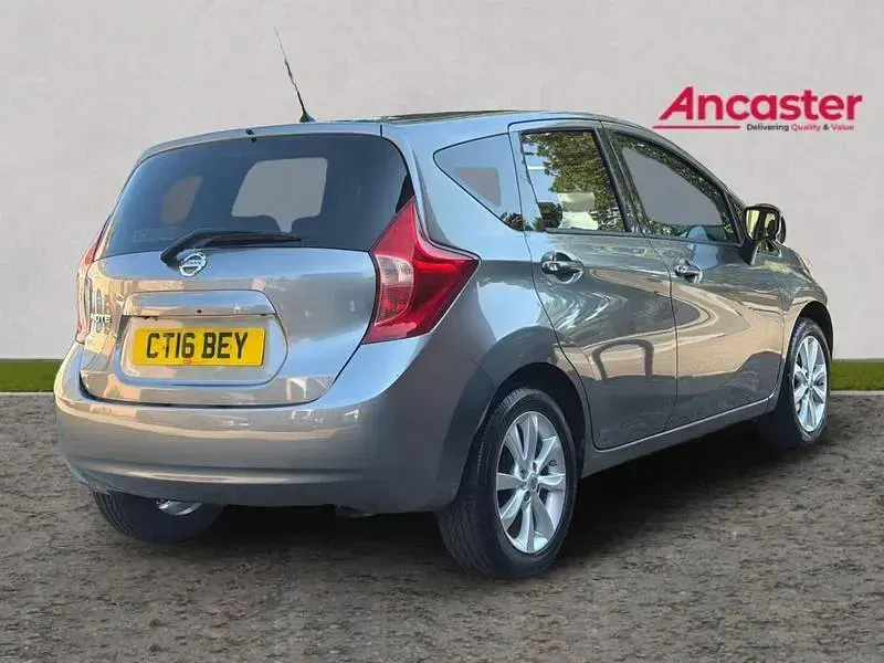 Used Nissan Note S 98 HP (72 kW) 2016 Grey Hatchback