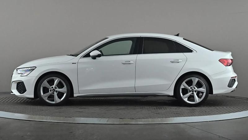 Used Audi A3 S-Line 150 HP (110 kW) 2021 White Sedan