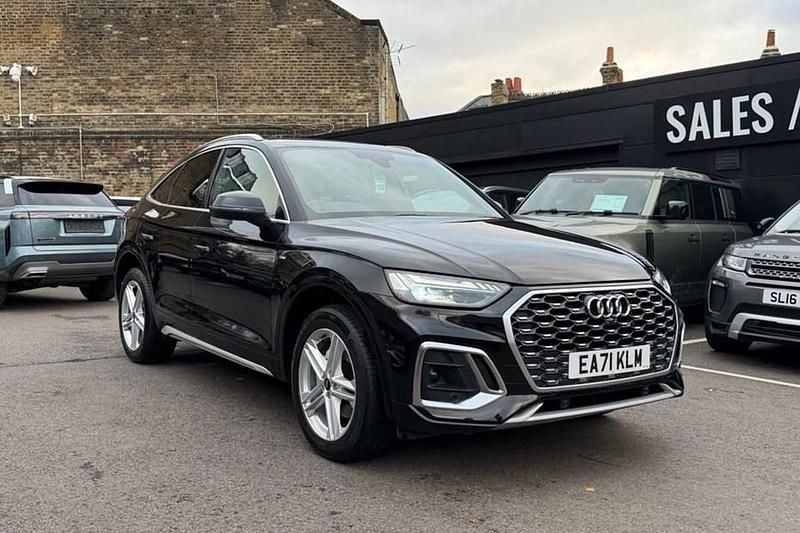 Black Used 2021 Audi Q5 Sportback S-Line SUV | £27,595 (Good price) - Image 1/1
