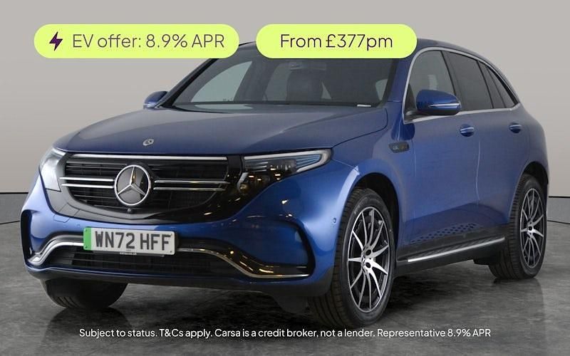 Blue Used 2022 Mercedes EQC400 AMG line SUV | £23,506 (Super price) - Image 1/3