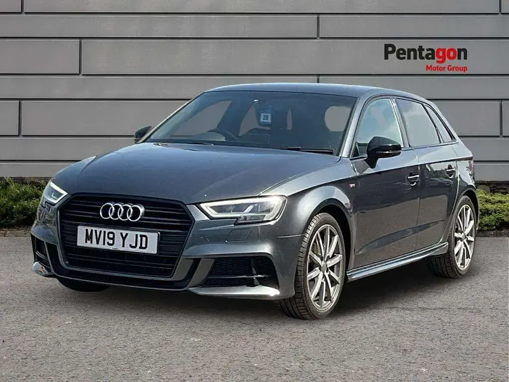 Used Audi A3 Black Edition 113 HP (83 kW) 2019 Grey Sedan