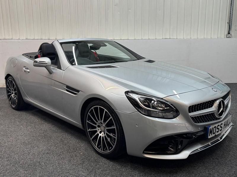 Silver Used 2016 Mercedes SLC200 AMG line Cabriolet | £15,980 (Fair price) - Image 1/4