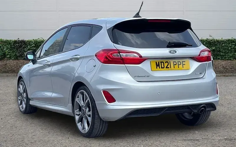 Used Ford Fiesta ST-Line X 125 HP (91 kW) 2021 Silver Hatchback