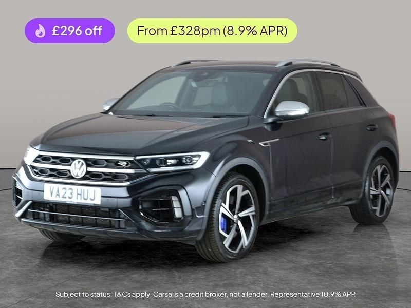 Black Used 2023 VW T-Roc R SUV | £25,590 (Good price) - Image 1/3