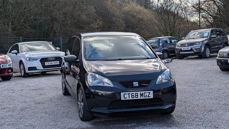Used Seat Mii FR-Line 75 HP (55 kW) 2019 Black Hatchback