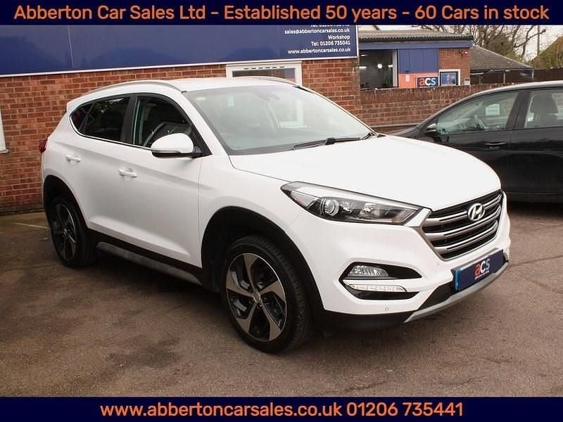 Used Hyundai Tucson Premium 2017 White SUV