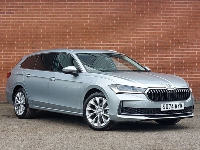 Silver Used 2024 Skoda Superb SE L Estate | £27,998 (Expensive) - Image 1/4
