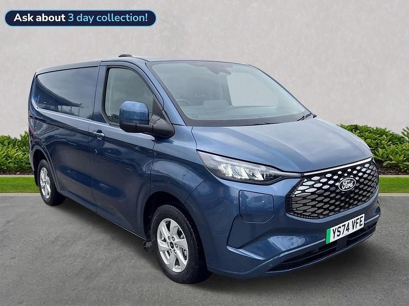 Used Ford E-Transit Limited 100 kW (136 HP) 2024 Blue Van
