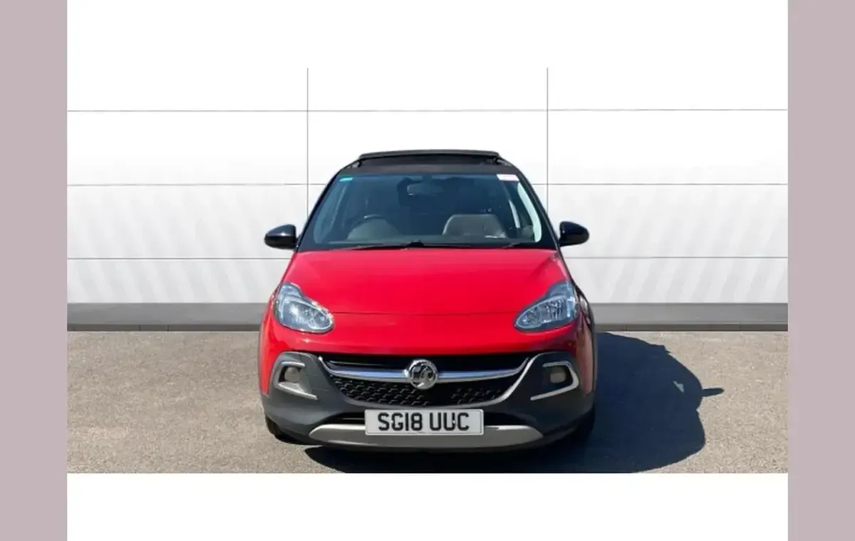 Used Vauxhall Adam Rocks 68 HP (50 kW) 2018 Red Hatchback