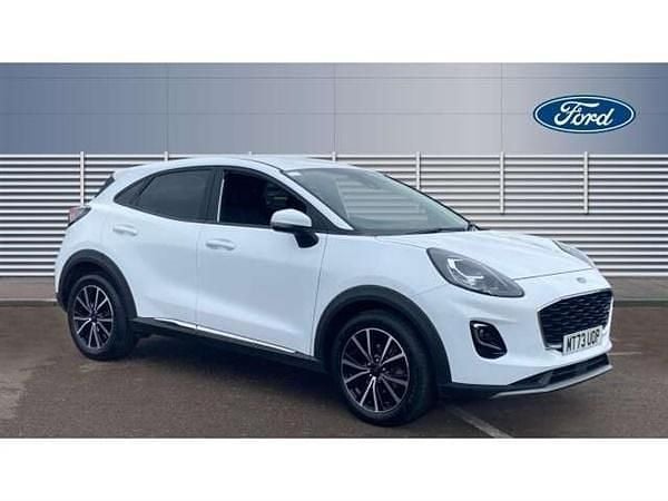 White Used 2023 Ford Puma Gen-E Titanium SUV | £15,459 (Fair price) - Image 1/4