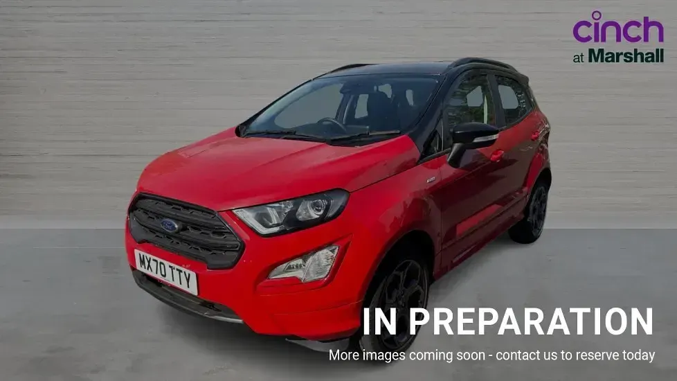 Used Ford Ecosport ST-Line 125 HP (91 kW) 2020 Red SUV
