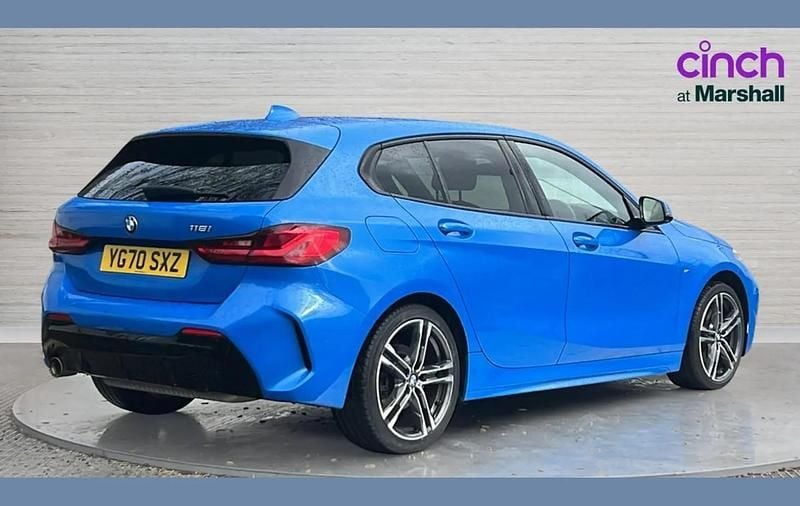 Used BMW 118 M Sport 138 HP (101 kW) 2020 Blue Hatchback