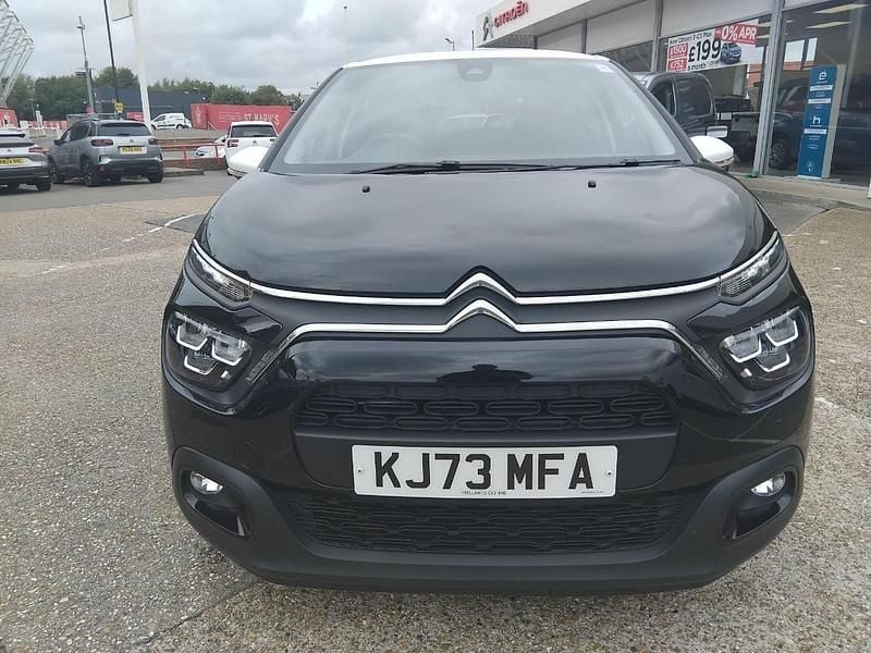 Black Used 2024 Citroën C3 PureTech Hatchback | £12,495 (Fair price) - Image 1/4