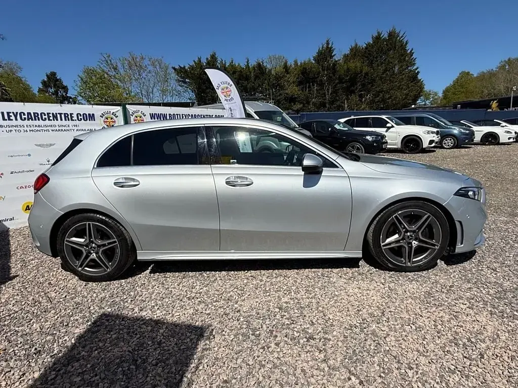 Used Mercedes A180 AMG Line Premium 116 HP (85 kW) 2019 Silver Hatchback
