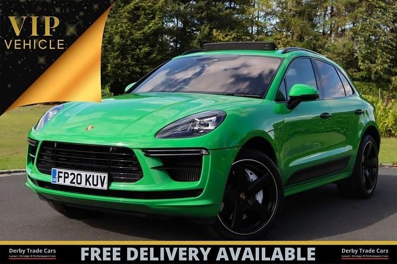Green Used 2020 Porsche Macan Turbo SUV | £48,990 (Fair price) - Image 1/4