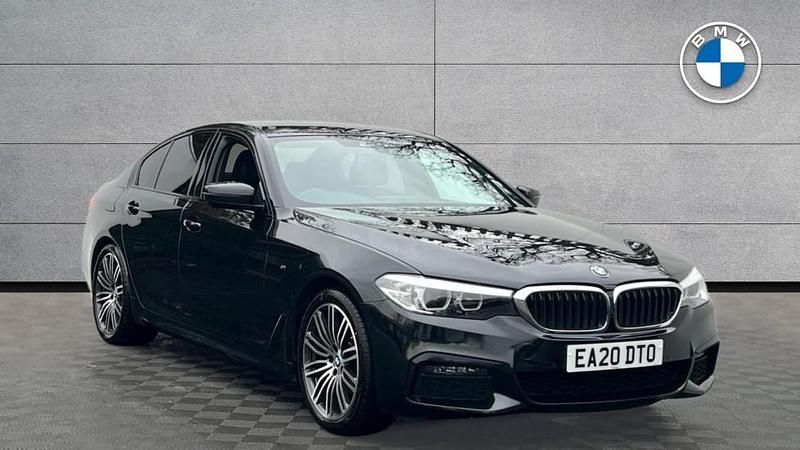 Black Used 2020 BMW 520 M Sport | £22,490 (Fair price) - Image 1/4