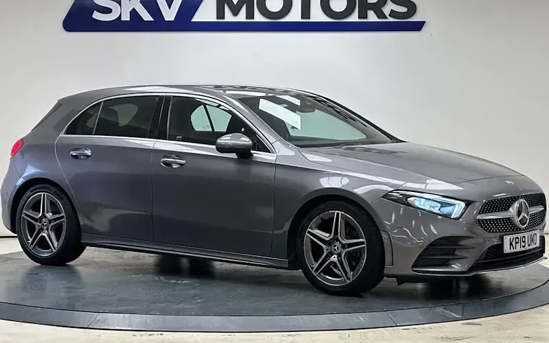 Used Mercedes A200 AMG Line Premium 163 HP (119 kW) 2019 Grey Hatchback