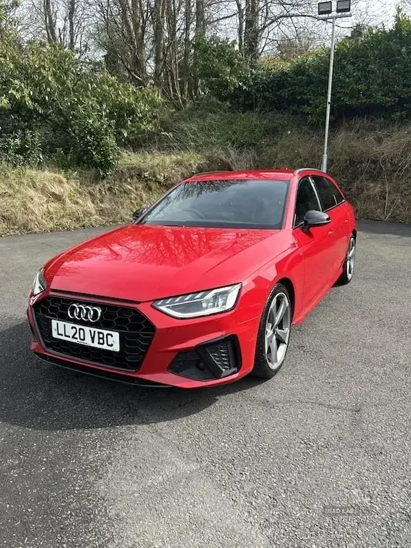 Used Audi A4 Black Edition 2020 Red Estate