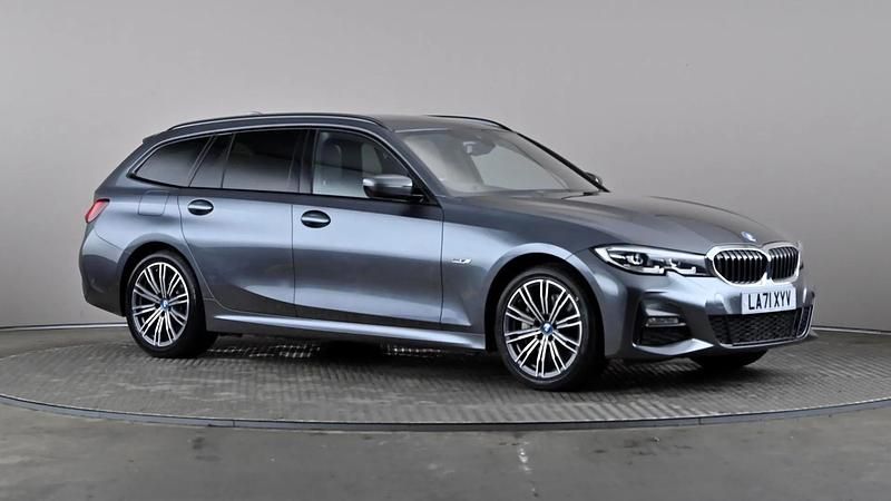 Grey Used 2022 BMW 330e M Sport Estate | £19,388 (Good price) - Image 1/3