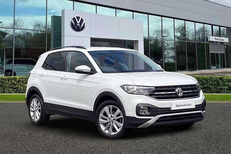 White Used 2020 VW T-Cross SE SUV | £14,491 (Fair price) - Image 1/4