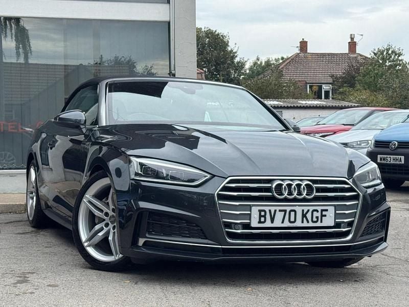 Grey Used 2020 Audi A5 Cabriolet S-Line Cabriolet | £18,495 (Fair price) - Image 1/4