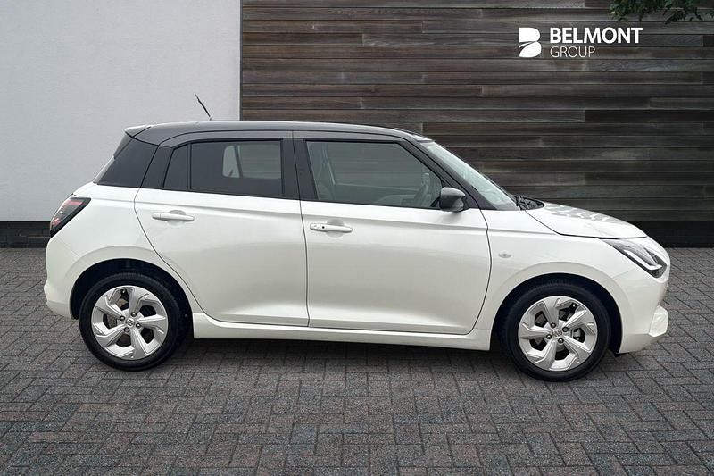 New Suzuki Swift 2025 White Hatchback